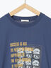 フォトプリントオーバーシルエットTシャツ（オフホワイト/チャコールグレー/グリーン/ブルー）｜ehka sopo（エヘカソポ）通販