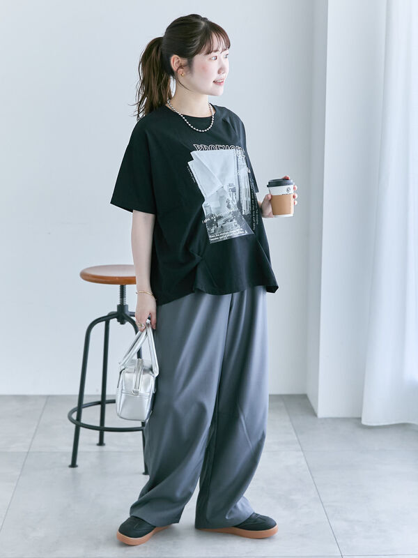 tシャツ ウェーブロゴプリントタックスリーブTシャツ レディース Tシャツの商品一覧 | Wavelish