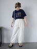 フォトプリントTシャツ（オフホワイト/グリーン/ネイビー）｜ehka sopo（エヘカソポ）通販