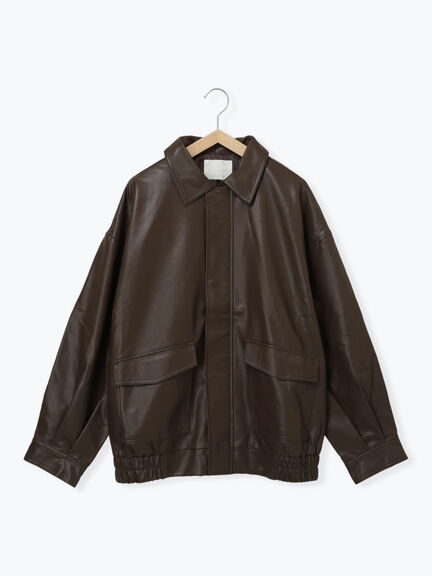 エコレザージャケット（ブラック/モカ/ブラウン）｜ehka sopo（エヘカソポ）通販