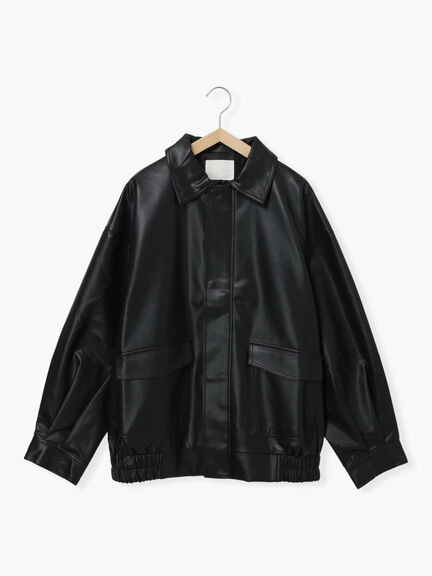 エコレザージャケット（ブラック/モカ/ブラウン）｜ehka sopo（エヘカソポ）通販