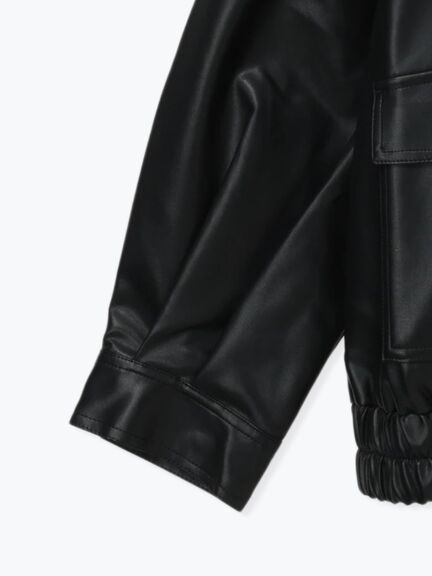 エコレザージャケット（ブラック/モカ/ブラウン）｜ehka sopo（エヘカソポ）通販