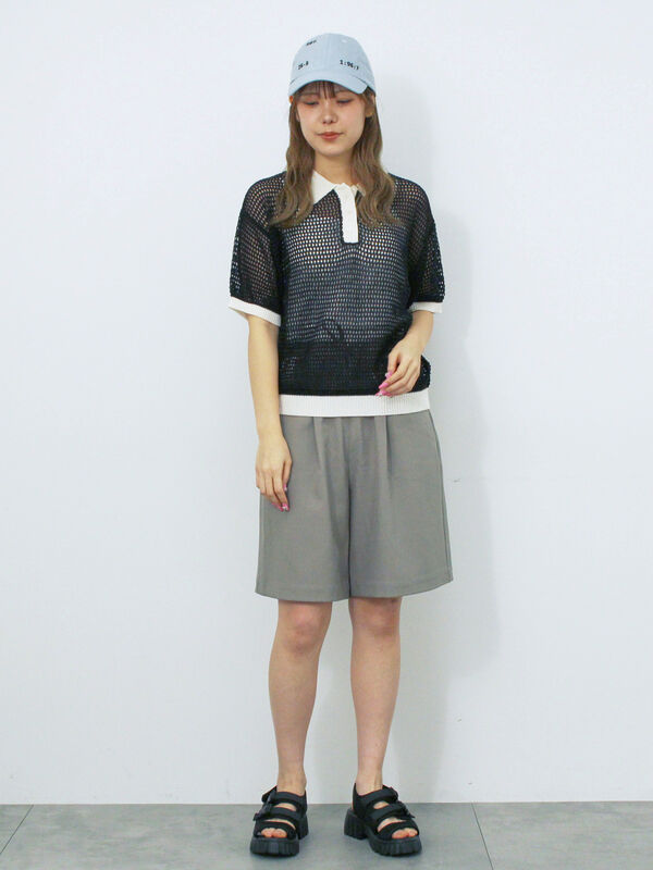 diidii ニットポロ diidii ニットポロM