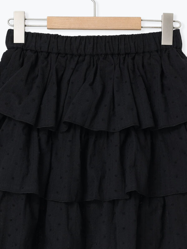 最終価格❁keininomiya❁▼AD2020▲腰周りフリル❉2段プリーツ❉ セール】【マルチウェイ】2段フリルチュールカラー（ベルト
