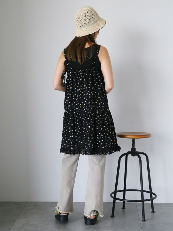 COMME CA FILLE  小花柄ワンピース COMME CA FILLE（コムサ・フィユ） 小花柄シャツワンピース