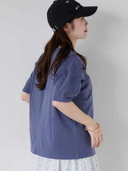 バンドプリントTシャツ（オフホワイト/チャコールグレー/グリーン/ブルー）｜ehka sopo（エヘカソポ）通販