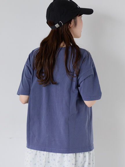 バンドプリントTシャツ（オフホワイト/チャコールグレー/グリーン/ブルー）｜ehka sopo（エヘカソポ）通販