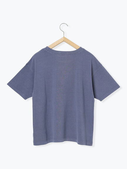 バンドプリントTシャツ（オフホワイト/チャコールグレー/グリーン/ブルー）｜ehka sopo（エヘカソポ）通販