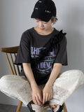 ロゴプリントオーバーサイズTシャツ（チャコールグレー）｜ehka sopo（エヘカソポ）通販
