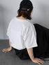 ロゴプリントオーバーサイズTシャツ（オフホワイト/チャコールグレー/ミント/サックスブルー）｜ehka sopo（エヘカソポ）通販