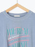 ロゴプリントオーバーサイズTシャツ（オフホワイト/チャコールグレー/ミント/サックスブルー）｜ehka sopo（エヘカソポ）通販