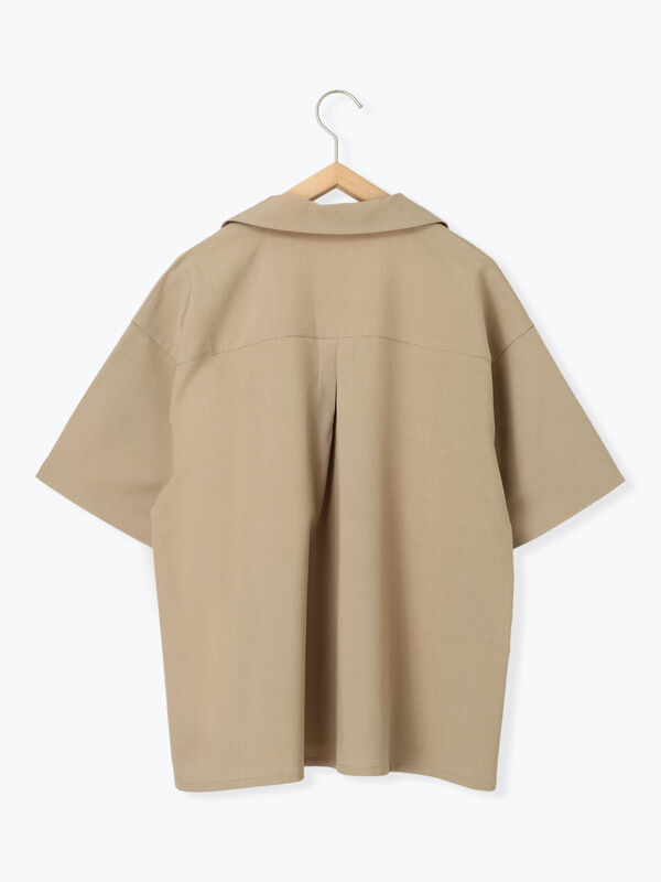exodus エクソダス オープンカラーシャツ ベルベット L exodus (エクソダス) LAME VELVET SHIRTS TYPE-1 (ベルベット