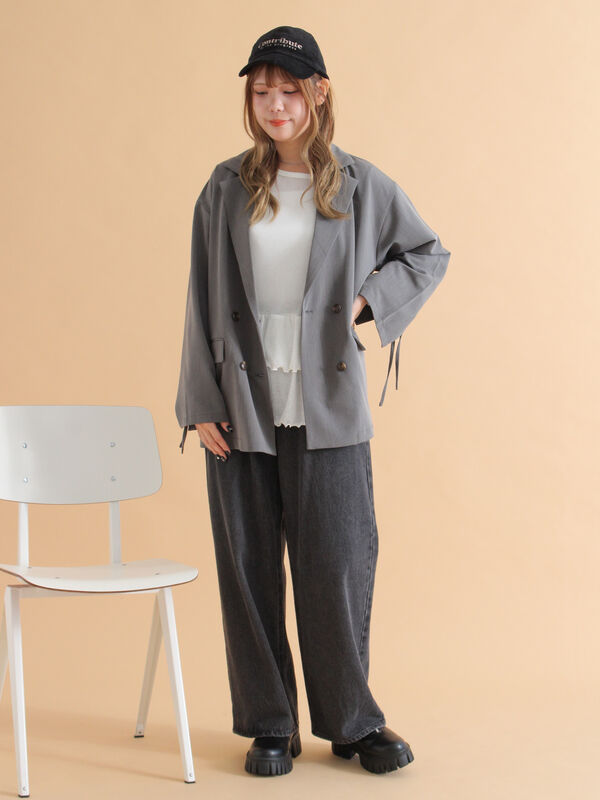 セール】 ウォッシュ加工コーデュロイキャップ（グレー/ブラック