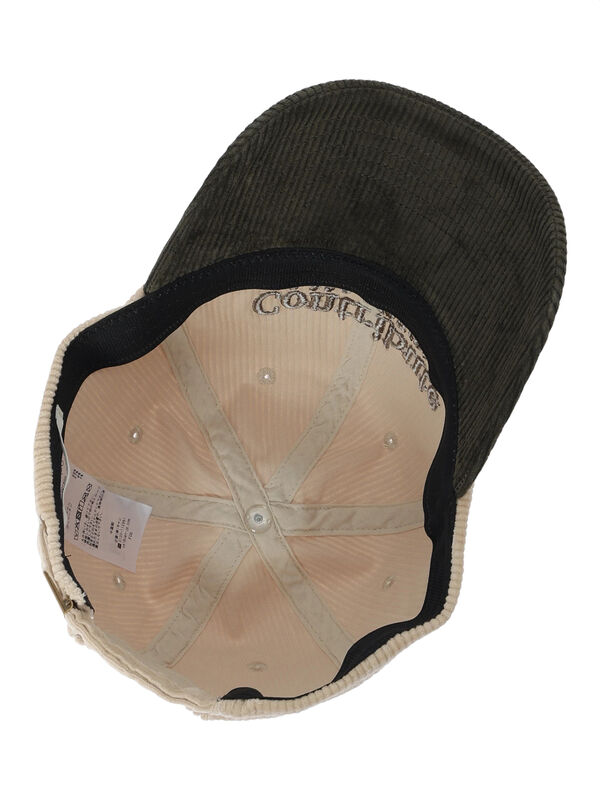 セール】 ウォッシュ加工コーデュロイキャップ（グレー/ブラック