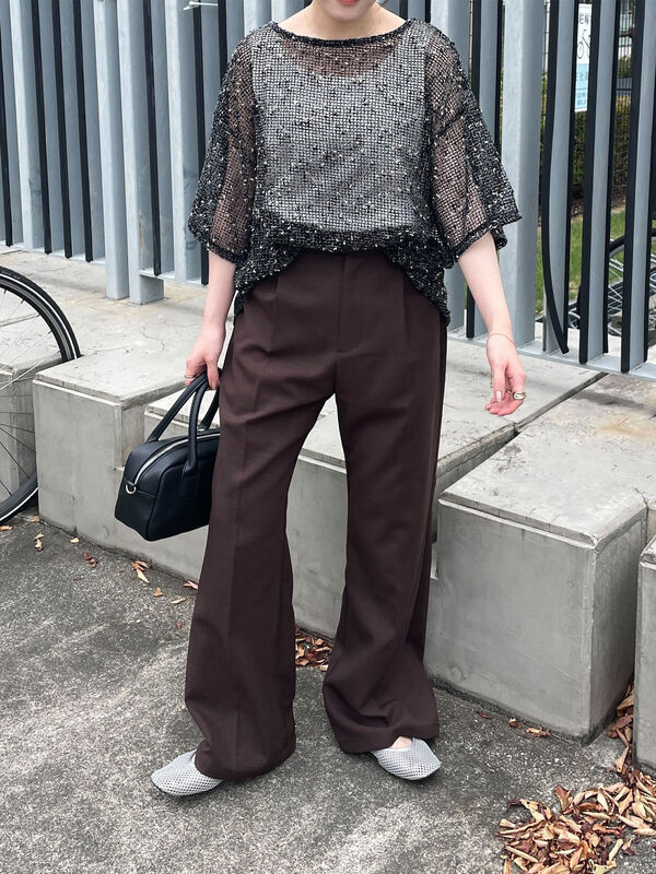 セール】 メッシュプルオーバー（オフホワイト/ブラック/ピンク