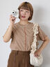配色メローボーダーTシャツ（ピンク/モカ/イエロー/ミント）｜ehka sopo（エヘカソポ）通販