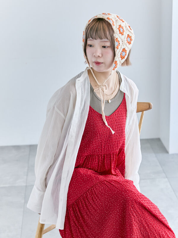 未使用　エポカサイズ40 ワンピース に見える セットアップ ホワイト WEB限定カラーあり】スカーフ付ジャケットセットワンピース