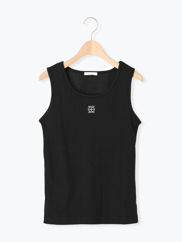 専用(タンクトップ) セール】 ワンポイント刺繍タンクトップ（グレー/ブラック/ブラウン