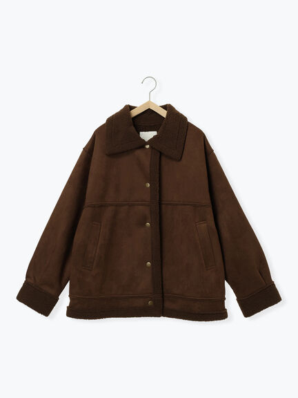 エコムートンジャケット（ベージュ/モカ/ブラウン）｜ehka sopo（エヘカソポ）通販