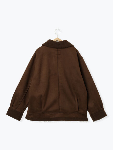 エコムートンジャケット（ベージュ/モカ/ブラウン）｜ehka sopo（エヘカソポ）通販