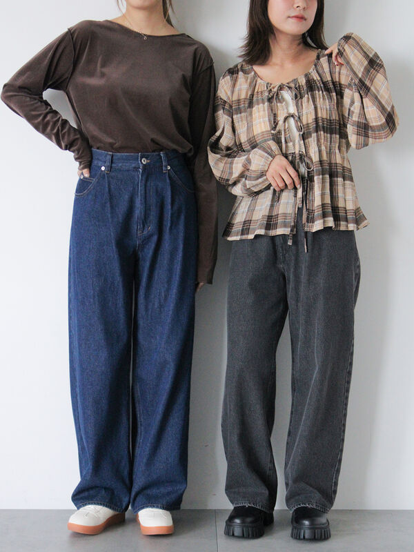 ESIO ボトムス　デニム　新品　アメリ　クラネ　メゾンスペシャル　エトレ　ザラ SALON adam et rope'（サロン アダム エ ロペ） ジーンズ デニム