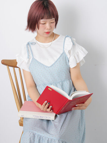 前後2WAY小花柄キャミワンピース（オフホワイト/サックスブルー/ネイビー）｜ehka sopo（エヘカソポ）通販