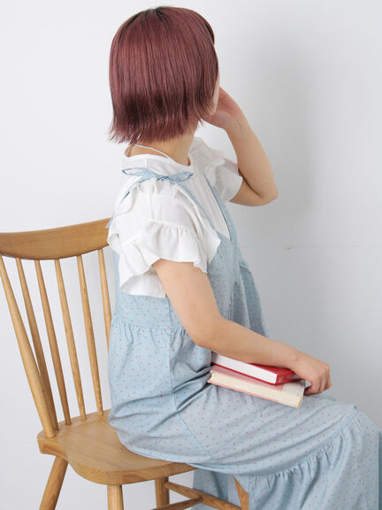 前後2WAY小花柄キャミワンピース（オフホワイト/サックスブルー/ネイビー）｜ehka sopo（エヘカソポ）通販