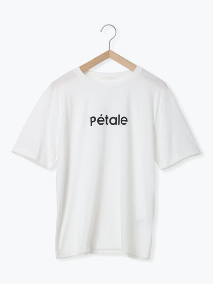 グリッターロゴTシャツ（オフホワイト/チャコールグレー/ベージュ）｜ehka sopo（エヘカソポ）通販