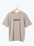 グリッターロゴTシャツ（オフホワイト/チャコールグレー/ベージュ）｜ehka sopo（エヘカソポ）通販