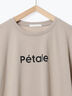 グリッターロゴTシャツ（オフホワイト/チャコールグレー/ベージュ）｜ehka sopo（エヘカソポ）通販