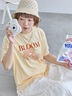 花モチーフTシャツ（オフホワイト/イエロー/ネイビー）｜ehka sopo（エヘカソポ）通販