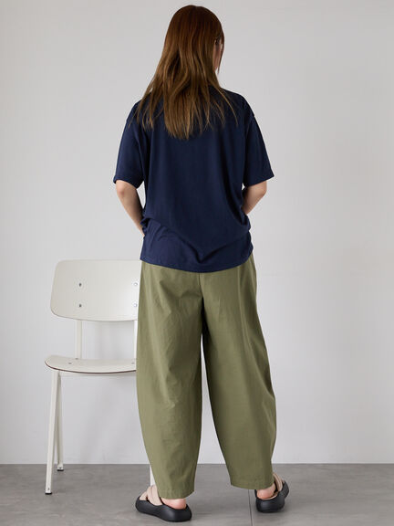 花モチーフTシャツ（オフホワイト/イエロー/ネイビー）｜ehka sopo（エヘカソポ）通販