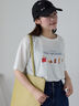 フードプリントTシャツ（オフホワイト/グレー/ピンク）｜ehka sopo（エヘカソポ）通販
