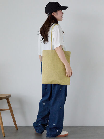 フードプリントTシャツ（オフホワイト/グレー/ピンク）｜ehka sopo（エヘカソポ）通販