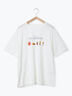 フードプリントTシャツ（オフホワイト/グレー/ピンク）｜ehka sopo（エヘカソポ）通販