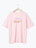 フードプリントTシャツ（オフホワイト/グレー/ピンク）｜ehka sopo（エヘカソポ）通販