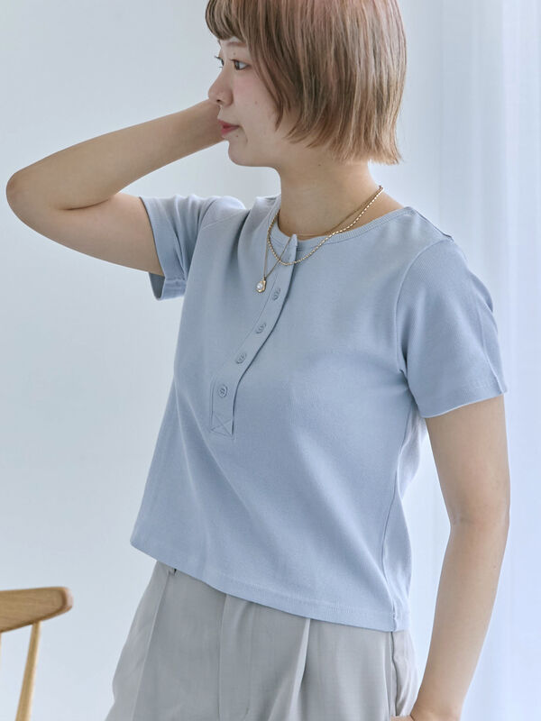 nonnative ネイビー ヘンリーネック カットソー サイズ1 nonnative ネイビー ヘンリーネック カットソー サイズ1