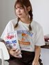 アイスクリームプリントTシャツ（オフホワイト/ピンク/ミント/サックスブルー）｜ehka sopo（エヘカソポ）通販