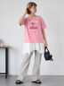 アイスクリームプリントTシャツ（オフホワイト/ピンク/ミント/サックスブルー）｜ehka sopo（エヘカソポ）通販