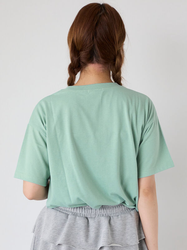 セール】 アイスクリームプリントTシャツ（オフホワイト/ピンク