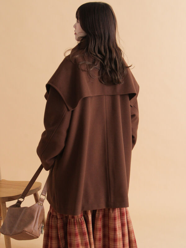 セール】 ケープコート（ブラック/ベージュ/ブラウン/アウター/コート