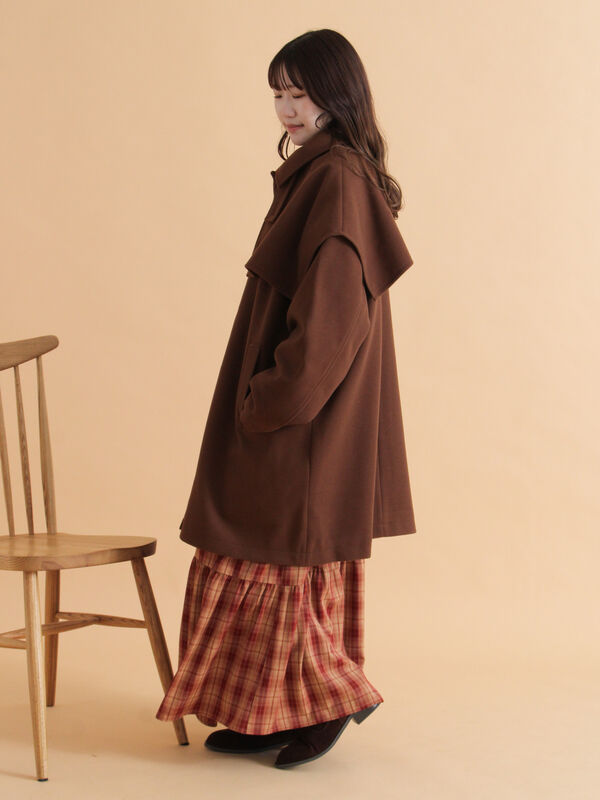 セール】 ケープコート（ブラック/ベージュ/ブラウン/アウター/コート