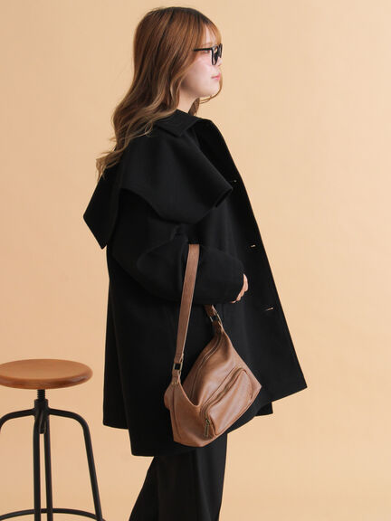 ケープコート（ブラック/ベージュ/ブラウン）｜ehka sopo（エヘカソポ）通販