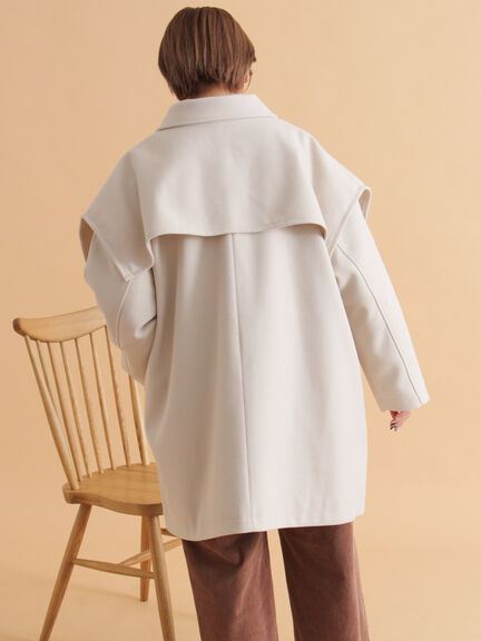 ケープコート（ブラック/ベージュ/ブラウン）｜ehka sopo（エヘカソポ）通販