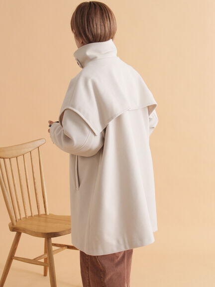 ケープコート（ブラック/ベージュ/ブラウン）｜ehka sopo（エヘカソポ）通販