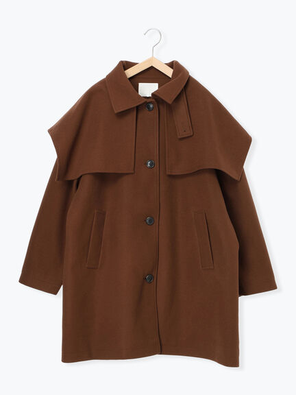 ケープコート（ブラック/ベージュ/ブラウン）｜ehka sopo（エヘカソポ）通販