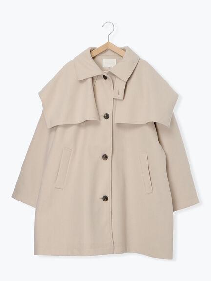 ケープコート（ブラック/ベージュ/ブラウン）｜ehka sopo（エヘカソポ）通販