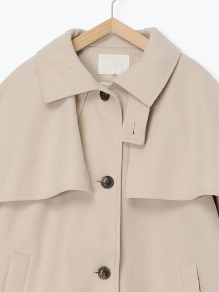 ケープコート（ブラック/ベージュ/ブラウン）｜ehka sopo（エヘカソポ）通販