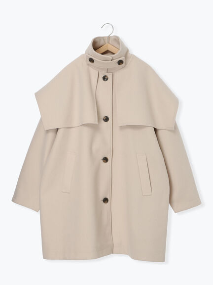 ケープコート（ブラック/ベージュ/ブラウン）｜ehka sopo（エヘカソポ）通販