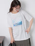 ニュアンスフォトTシャツ（オフホワイト）｜ehka sopo（エヘカソポ）通販
